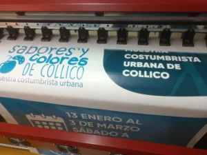 Tela PVC para paloma publicitaria