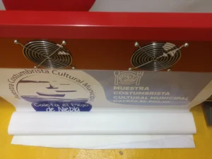 Tela PVC para paloma publicitaria