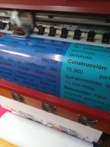 Impresión digital de autoadhesivo para letrero