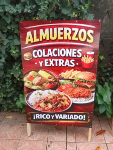 Letrero tipo A