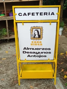 Letrero rompe trafico